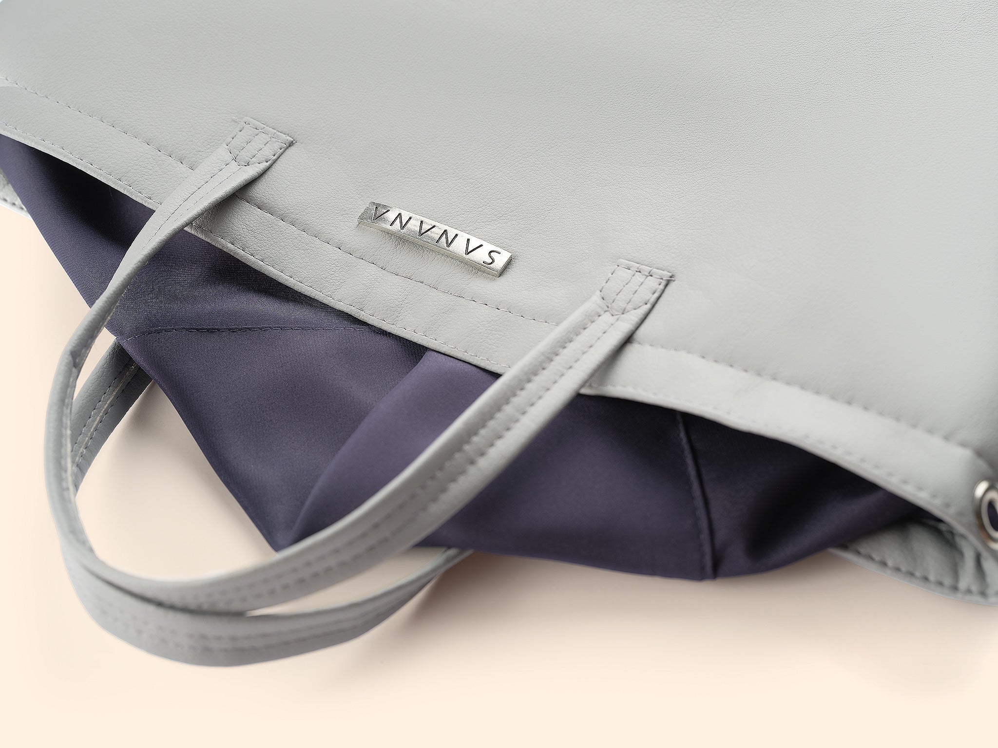 Bolso Gray Vegan Tote Bag